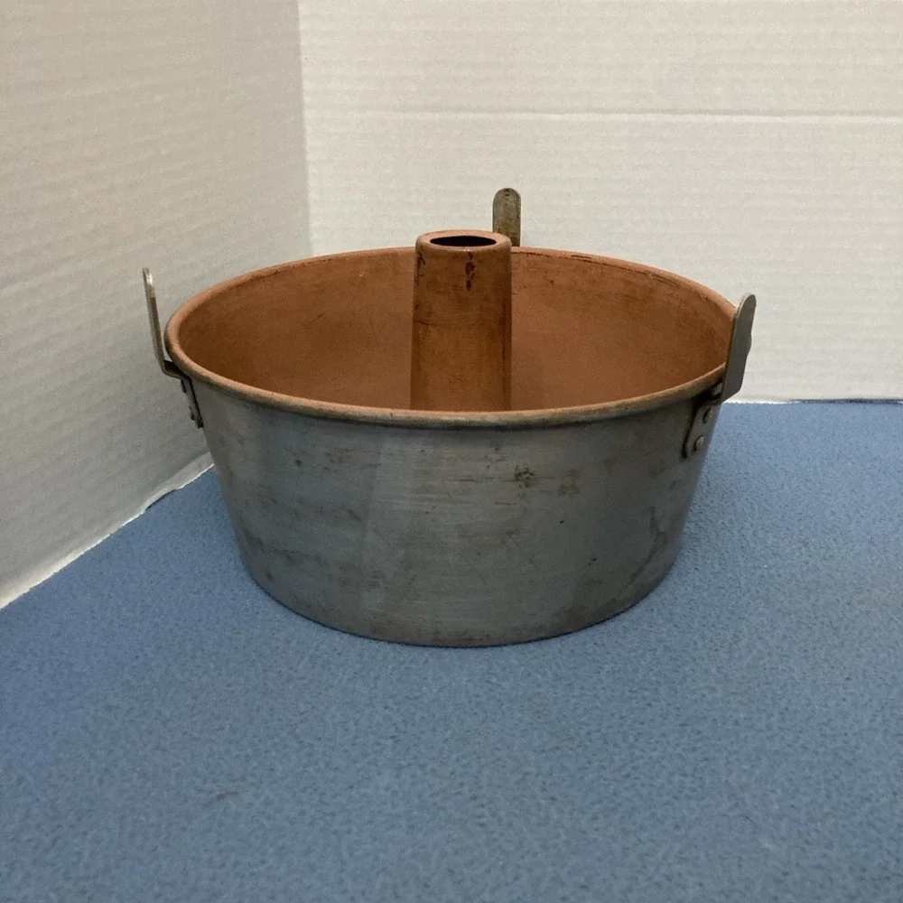 VTG Sears Maid of Honor Aluminum One Piece Angel Food Cake/Bundt Tube Pan